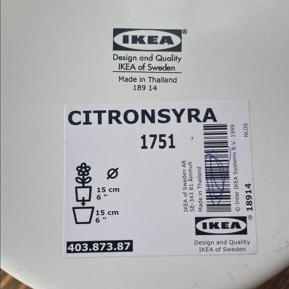 IKEA Citronsyra Galvanized Planter